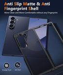 for Samsung Galaxy Z - Fold - 6 Case: Frosted Matte Thin Lightweight Military Grade Cellphone Protective Cover Durable