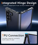 for Samsung Galaxy Z - Fold - 6 Case: Frosted Matte Thin Lightweight Military Grade Cellphone Protective Cover Durable