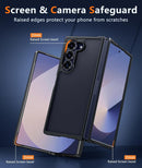 for Samsung Galaxy Z - Fold - 6 Case: Frosted Matte Thin Lightweight Military Grade Cellphone Protective Cover Durable