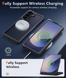 for Samsung Galaxy Z - Fold - 6 Case: Frosted Matte Thin Lightweight Military Grade Cellphone Protective Cover Durable