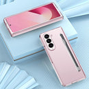 For Samsung Galaxy Z Fold 6 Case with S Pen Holder,For Samsung Fold 6 Clear Case with Pen Stylus & Built