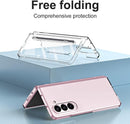 For Samsung Galaxy Z Fold 6 Case with S Pen Holder,For Samsung Fold 6 Clear Case with Pen Stylus & Built