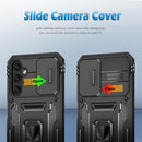 For Samsung Galaxy Z Fold 6 Phone Case with Ring Kickstand & Slide Camera Cover