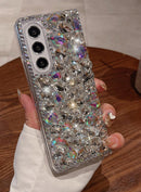 Galaxy Z Fold 7 Case Bling Diamond Glitter Girly Design