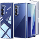 For Samsung Galaxy Z Fold 7 Case Magnetic, [Built - In Screen Protector] Military Grade Shockproof Phone Cover, Anti - Yellowing Slim Thin Protective Case for Fold 7 Clear