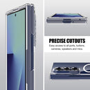 For Samsung Galaxy Z Fold 7 Case Magnetic, [Built - In Screen Protector] Military Grade Shockproof Phone Cover, Anti - Yellowing Slim Thin Protective Case for Fold 7 Clear