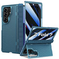for Samsung Galaxy Z Fold 7 Case with Privacy Screen Protector, Kickstand & Hinge Protection – Rugged Hard 360° Full Body Protective Phone Cover Case for Z Fold 7 5G 2025 - Black