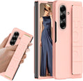for Samsung Galaxy Z Fold 7 Case with Wrist Strap, Slim Shockproof Protective Cover with Stretch Band Lightweight Phone Case for Samsung Z Fold7 2025 TLW Black