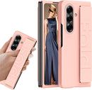 for Samsung Galaxy Z Fold 7 Case with Wrist Strap, Slim Shockproof Protective Cover with Stretch Band Lightweight Phone Case for Samsung Z Fold7 2025 TLW Black