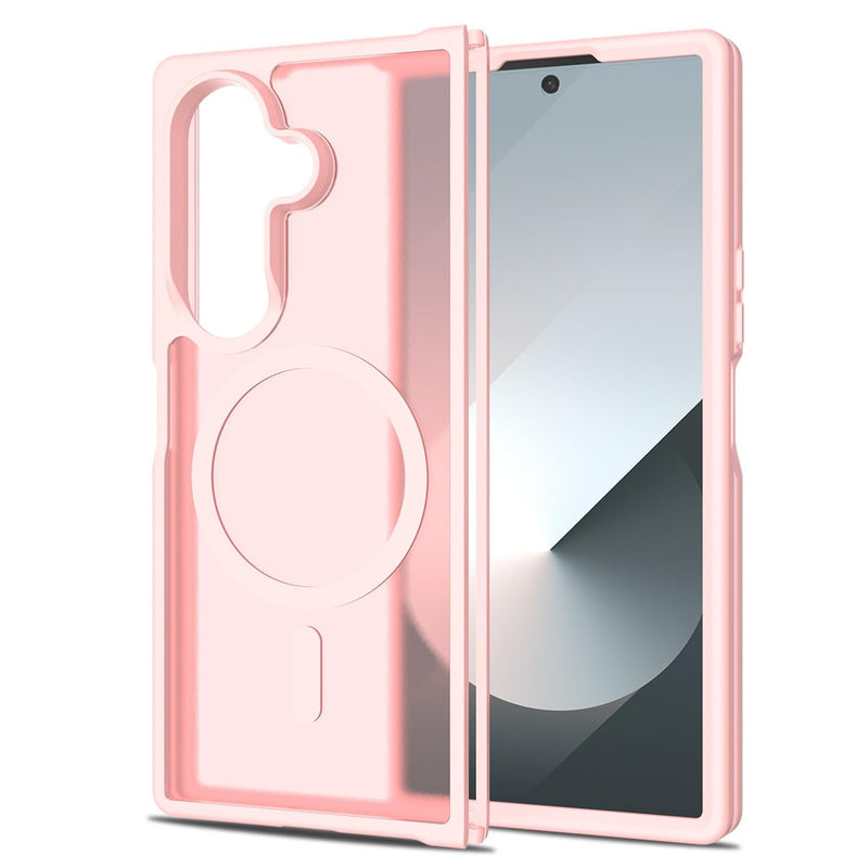 for Samsung Galaxy Z Fold7 (2025) Case Compatible with MagSafe Slim Thin Hard PC Translucent Frosted Rugged Drop - Proof Shockproof Protective Case for Samsung Galaxy Z Fold7 (2025) (Dark Green)