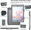 For Waterproof Ipad 10.2 Case, Waterproof Ipad 9Th /8Th/7Th Generation Case Built - In Screen Protector, Full Body