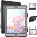 For Waterproof Ipad 10.2 Case, Waterproof Ipad 9Th /8Th/7Th Generation Case Built - In Screen Protector, Full Body Shockproof Protection Case with Strap for Ipad 10.2 Inches 2021/2020/2019