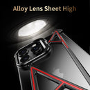 Four Corner Shockproof Lens Bracket Hollow Metal Phone Case