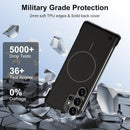 Frameless Case for Samsung Galaxy S26 Ultra Case 5G, Magnetic [Borderless Original Touch], with Mag - Safe, Ultra Lightweight Thin Slim Phone Case, Anti - Fingerprint PC Hard Shell (Black)