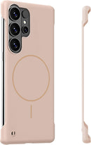 Frameless Case for Samsung Galaxy S26 Ultra Case 5G, Magnetic [Borderless Original Touch], with Mag - Safe, Ultra Lightweight Thin Slim Phone Case, Anti - Fingerprint PC Hard Shell (Black)