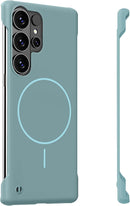 Frameless Case for Samsung Galaxy S26 Ultra Case 5G, Magnetic [Borderless Original Touch], with Mag - Safe, Ultra Lightweight Thin Slim Phone Case, Anti - Fingerprint PC Hard Shell (Black)