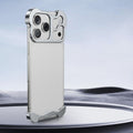 Frameless Metal Corner Case for iPhone 17 Pro and Pro Max