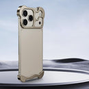 Frameless Metal Corner Case for iPhone 17 Pro and Pro Max