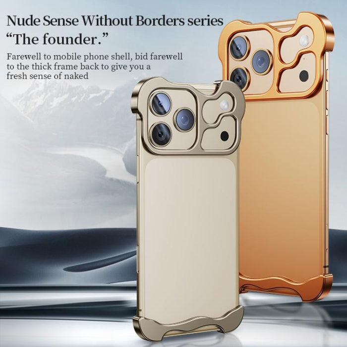 iPhone 17 Pro Max Aluminum Frameless Case iPhone 17 Pro Max Aluminum Frameless Case