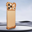 Frameless Metal Corner Case for iPhone 17 Pro and Pro Max