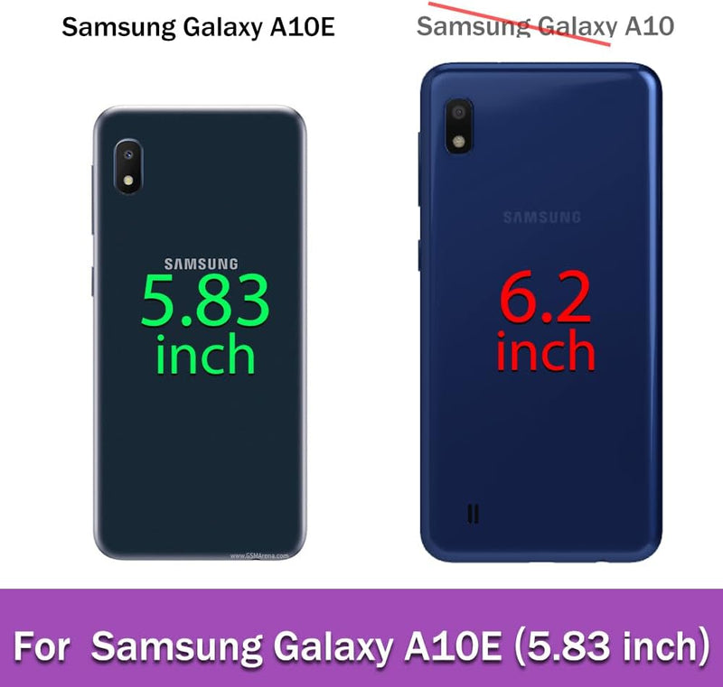 Galaxy A10E glitter case – quicksand teal purple shockproof design