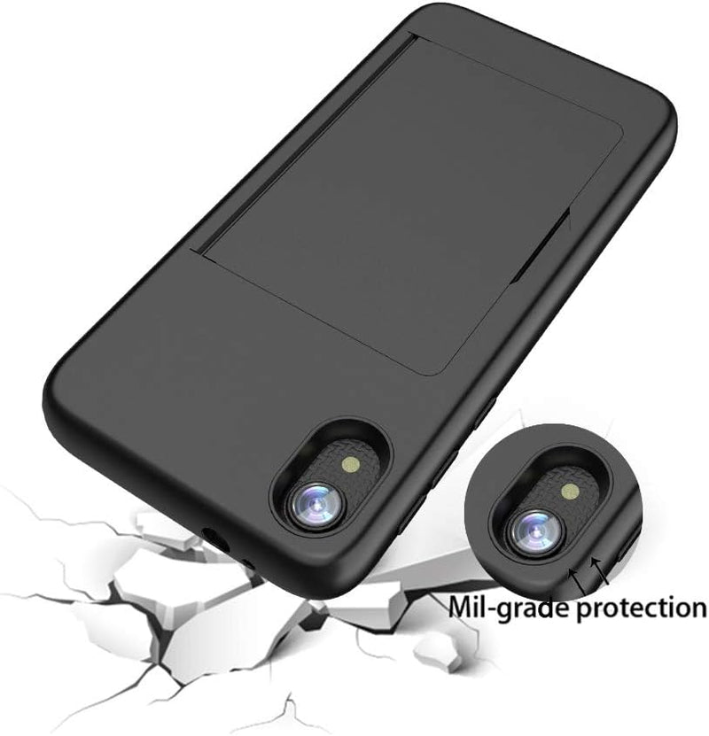 Galaxy A10E wallet case with card holder – slim protective design