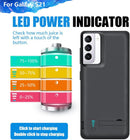Galaxy S21 Battery Case 4800mAh – Extended Power Charger