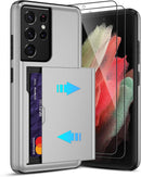 Galaxy S21 Ultra Credit Card Wallet Case | Wallet Card Case S21 Ultra