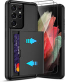 Galaxy S21 Ultra Credit Card Wallet Case | Wallet Card Case S21 Ultra