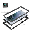 Galaxy S22 Ultra Clear Hybrid Bumper Case