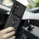 Galaxy S22 Ultra Military Kickstand Case with Camera Cover