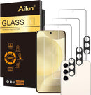 Galaxy S24 3 Pack 3 Pack Camera Lens Tempered Glass Fingerprint Scratch Case
