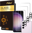 Galaxy S24 3 Pack 3 Pack Camera Lens Tempered Glass Fingerprint Scratch Case