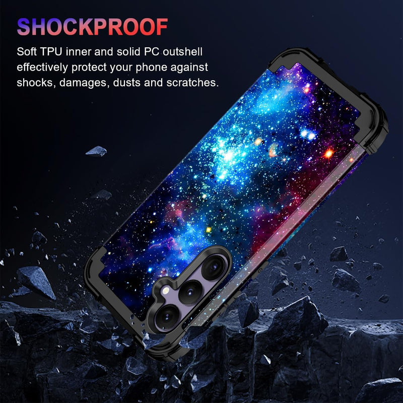 Galaxy S24 Plus 5G Heavy Duty Shockproof Full Protection Hard Plastic Silicone Protective Case - Gorilla Cases