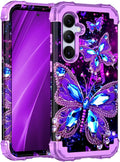Galaxy S24 Plus 5G Heavy Duty Shockproof Full Protection Hard Plastic Silicone Protective Case