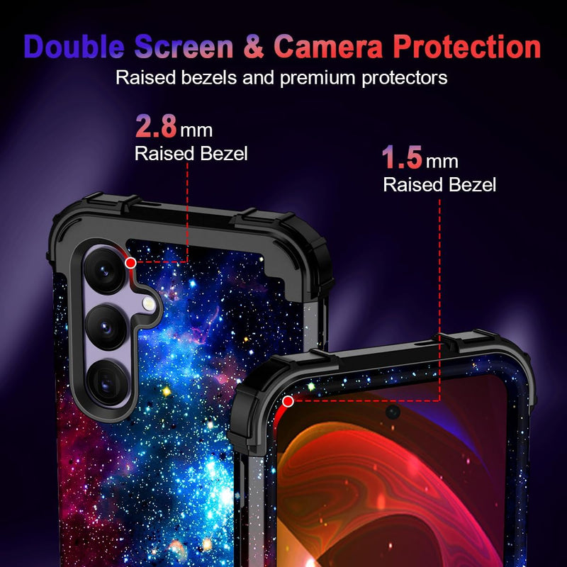 Galaxy S24 Plus 5G Heavy Duty Shockproof Full Protection Hard Plastic Silicone Protective Case - Gorilla Cases