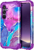 Galaxy S24 Plus 5G Heavy Duty Shockproof Full Protection Hard Plastic Silicone Protective Case