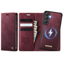 Galaxy S24+ / S25+ Blocking Detachable Wallet Leather Phone Case