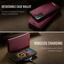 Galaxy S24+ / S25+ Blocking Detachable Wallet Leather Phone Case