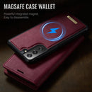 Galaxy S24+ / S25+ Blocking Detachable Wallet Leather Phone Case