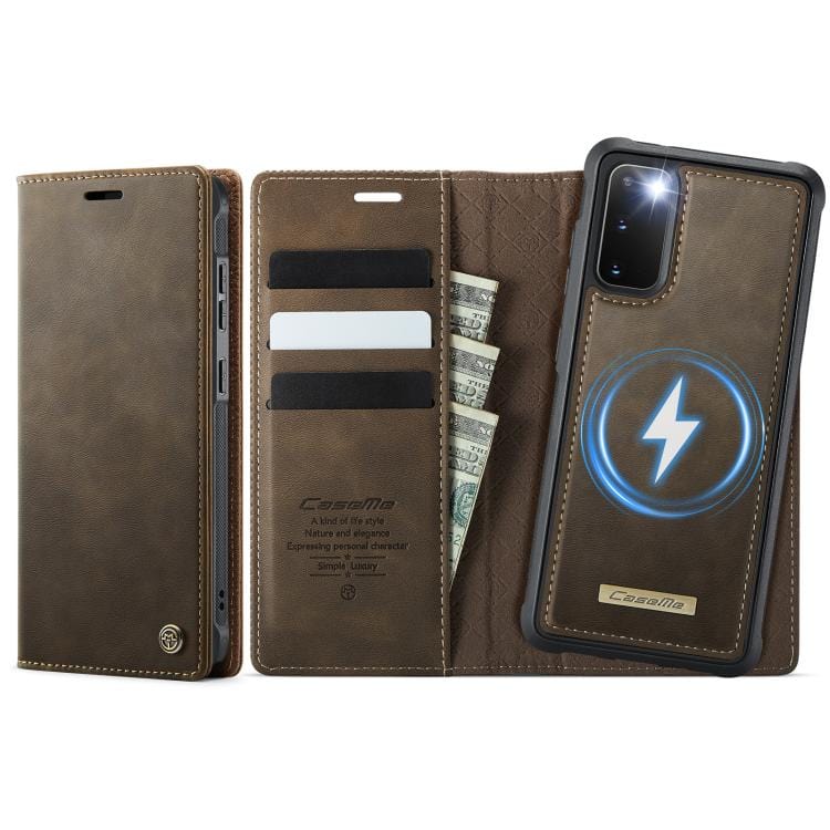 Galaxy S24+ / S25+ Blocking Detachable Wallet Leather Phone Case