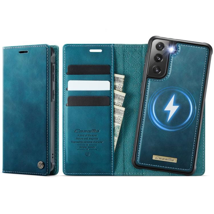 Galaxy S24+ / S25+ Blocking Detachable Wallet Leather Phone Case