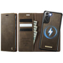 Galaxy S24+ / S25+ Blocking Detachable Wallet Leather Phone Case