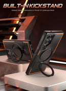 Galaxy S24 Ultra 6.8" Rugged Slim Shockproof Protective Cover Black