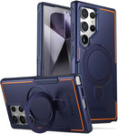 Galaxy S24 Ultra 6.8" Rugged Slim Shockproof Protective Cover Black