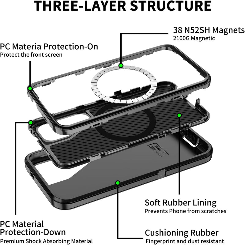 Galaxy S24/S25 Protection Rugged Heavy Duty Cover Case - Gorilla Cases