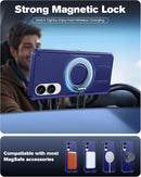 Galaxy S25 Edge Magnetic Ring Kickstand Case