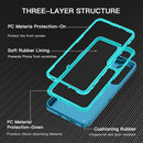 Galaxy S25 Edge Shockproof 3 - Layer Full Body Protection Case