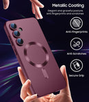 Galaxy S25 FE Magnetic Slim Case – MagSafe Lens Protector