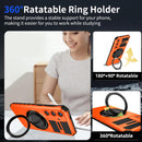 Galaxy S25 Magnetic Ring Kickstand Case – MagSafe Rugged